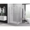 Mexen Exo душ кабина с отварящи се врати 70 x 75 см, прозрачна, хром - 814-070-075-01-00
