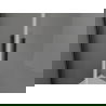 Mexen Exo двойни отварящи се душ врати 70 cm, прозрачни, черни - 814-070-000-70-00