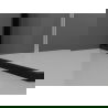 Mexen Exo сгъваеми душ врати 95 cm, прозрачни, черни - 816-095-000-70-00