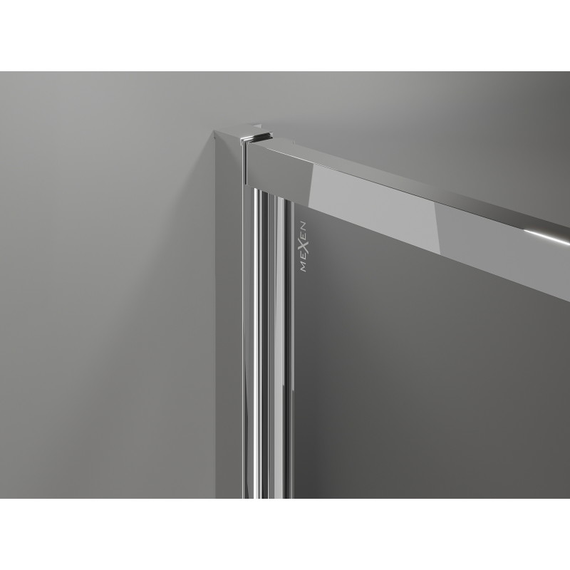 Mexen Exo-B отваряща се душ кабина 70 см, прозрачно, хром - 817-070-000-01-00