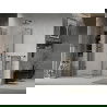Mexen Lima душ кабина сгъваема 80 x 80 см, прозрачна, черна - 856-080-080-70-00