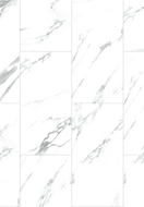 Mexen Glacier White винилни панели 610 x 305 мм LVT Dryback 2,5 мм, подложка, 4 V-фуга, Jazz White