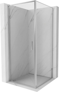 Mexen Exo-B отваряема душ кабина 70 x 70 см, прозрачна, хром - 817-070-070-01-00