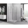 Mexen Exo-B отваряема душ кабина 70 x 70 см, прозрачна, хром - 817-070-070-01-00