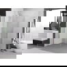 Mexen Exo душ кабина с врата 70 x 70 см, прозрачна, хром - 817-070-070-01-00