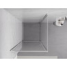 Mexen Exo-B отваряема душ кабина 90 x 90 см, прозрачна, хром - 817-090-090-01-00
