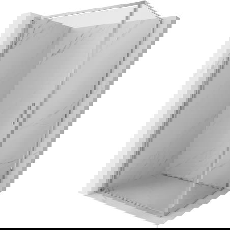 Mexen Exo душ кабина с панти 85 x 70 см, прозрачна, хром - 817-085-070-01-00