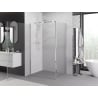 Mexen Exo отваряща се душ кабина 100 x 70 см, прозрачна, хром - 817-100-070-01-00