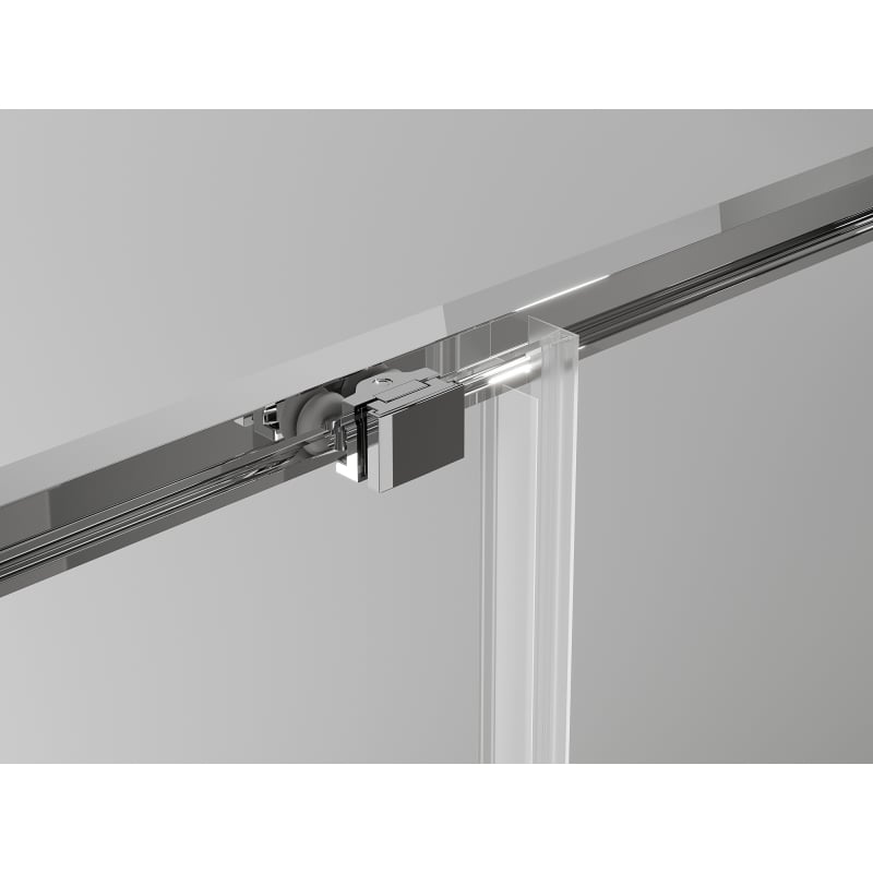 Mexen Exo-S плъзгащи се душ врати 155 см, прозрачен, хром - 8151-155-000-01-00