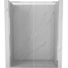 Mexen Exo-S Duo двойни плъзгащи се душ врати 160 см, прозрачни, хром - 8152-160-000-01-00