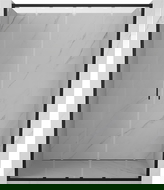 Mexen Exo двойни плъзгащи се душ врати 130 см, прозрачни, черни - 8152-130-000-70-00