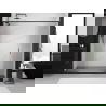 Mexen Exo двойни плъзгащи се душ врати 180 cm, прозрачни, черни - 8152-180-000-70-00