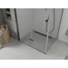 Mexen Lima сгъваема душ кабина 80 x 120 см, прозрачна, черна - 856-080-120-70-00