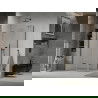 Mexen Lima душ кабина сгъваема 90 x 70 см, прозрачна, черна - 856-090-070-70-00