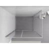 Mexen Exo-R кабина за душ с отваряеми врати 120 x 70 см, прозрачен, хром