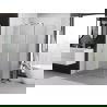 Mexen Exo разгъваема душ кабина 155 x 70 см, прозрачна, хром - 819-155-070-01-00