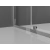 Mexen Exo душ кабина с отваряща се врата 140 x 70 см, прозрачна, хром - 819-140-070-01-00