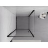 Mexen Exo-B отворяема душ кабина 85 x 85 см, прозрачна, черна - 817-085-085-70-00