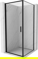 Mexen Exo душ кабина с врата 90 x 90 см, прозрачна, черна - 817-090-090-70-00