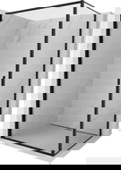 Mexen Exo душ кабина с врата, 75 x 90 см, прозрачна, черна - 817-075-090-70-00