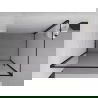 Mexen Exo душ кабина отваряема 95 x 100 см, прозрачна, черна - 817-095-100-70-00