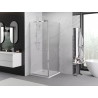 Mexen Exo-S плъзгаща се душ кабина 90 x 90 см, прозрачна, хром - 8151-090-090-01-00
