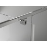 Mexen Exo-R душ кабина отваряща се 130 x 80 см, прозрачна, хром - 819-130-080-01-00