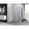 Mexen Exo-R отваряема душ кабина 95 x 85 см, прозрачна, хром - 819-095-085-01-00