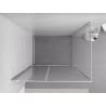 Mexen Exo-R отваряема душ кабина 95 x 85 см, прозрачна, хром - 819-095-085-01-00