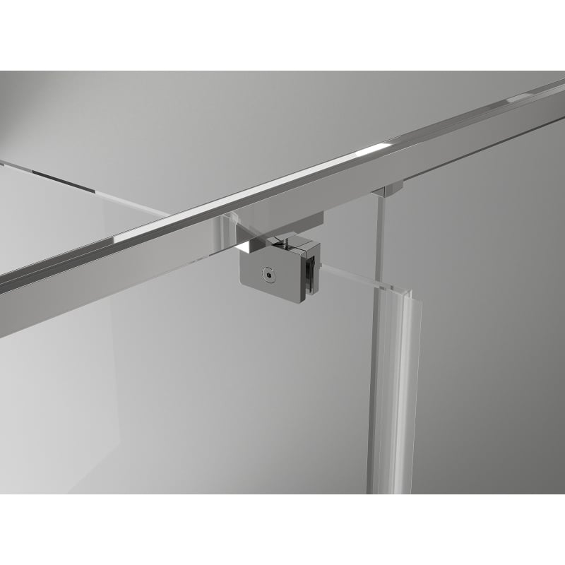 Mexen Exo-R отваряема душ кабина 95 x 85 см, прозрачна, хром - 819-095-085-01-00