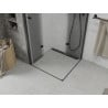 Mexen Lima Duo душ кабина сгъваема 80 x 80 см, прозрачна, черна - 856-080-080-70-00-02