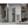 Mexen Lima Duo душ кабина сгъваема 80 x 80 см, прозрачна, черна - 856-080-080-70-00-02