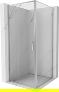 Mexen Exo сгъваема душ кабина 90 x 90 см, прозрачна, хром - 819-090-090-01-00