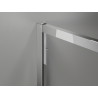 Mexen Exo-R люлееща се душ кабина 125 x 90 см, прозрачна, хром - 819-125-090-01-00