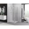 Mexen Exo-R душ кабина с врати, 100 x 100 см, прозрачно, хром - 819-100-100-01-00