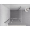 Mexen Exo-R душ кабина с врати, 100 x 100 см, прозрачно, хром - 819-100-100-01-00