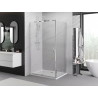Mexen Exo-R душ кабина с отваряща се врата 150 x 100 см, прозрачна, хром