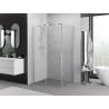 Mexen Exo плъзгаща се душ кабина 135 x 70 см, прозрачна, хром - 8151-135-070-01-00