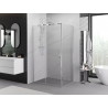 Mexen Exo-S раздвижна душ кабина 105 x 75 см, прозрачна, хром - 8151-105-075-01-00