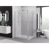 Mexen Exo плъзгаща се душ кабина 90 x 80 см, прозрачна, хром - 8151-090-080-01-00