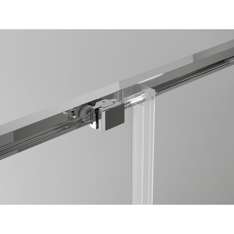 Mexen Exo плъзгаща се душ кабина 95 x 80 см, прозрачна, хромирана - 8151-095-080-01-00