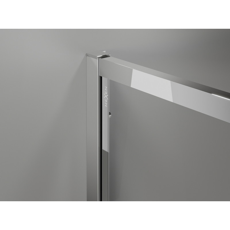 Mexen Exo-S плъзгаща се душ кабина 150 х 85 см, прозрачна, хром - 8151-150-085-01-00