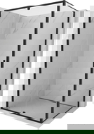 Mexen Exo душ кабина с люлееща се врата 105 x 80 см, прозрачна, черна - 819-105-080-70-00