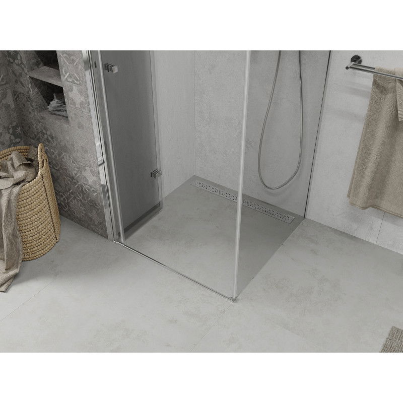 Mexen Lima сгъваема душ кабина 80 x 80 см, прозрачна, хром - 856-080-080-01-00