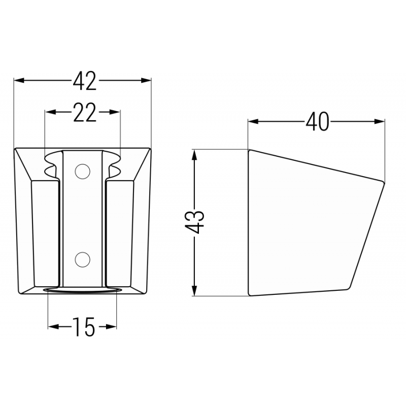Mexen държач за душ, черен - 79353-70
