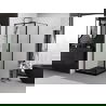 Mexen Exo кабина за душ с врати 95 x 95 см, прозрачна, черна - 819-095-095-70-00