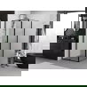 Mexen Exo кабина за душ с врати 95 x 95 см, прозрачна, черна - 819-095-095-70-00