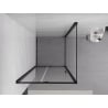 Mexen Exo кабина за душ с врати 95 x 95 см, прозрачна, черна - 819-095-095-70-00