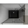 Mexen Lima сгъваема душ кабина 90 x 120 см, графит, хром + плосък под, черен - 856-090-120-01-40-4070