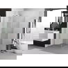 Mexen Exo квадратна душ кабина с отваряща се врата 70 x 70 см, прозрачно, хром - 8110-070-070-01-00